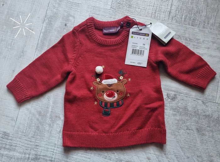 Pull de noel neuf sergent major 3 mois