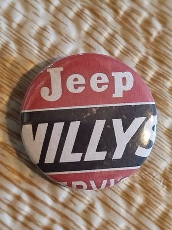 Badge motif jeep willys
