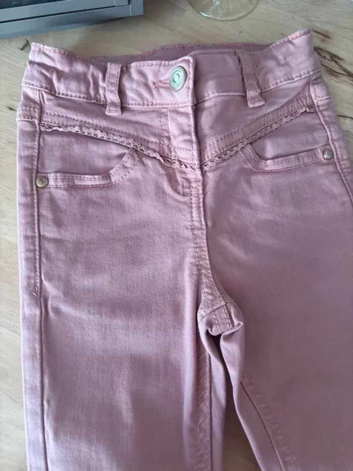 pantalon super skinny Lea vieux rose • TAO • 6 ans - photo numéro 3