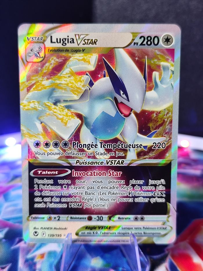 Carte pokémon neuve 🇨🇵 Lugia VStar 139/195 FA Tempête Argentée