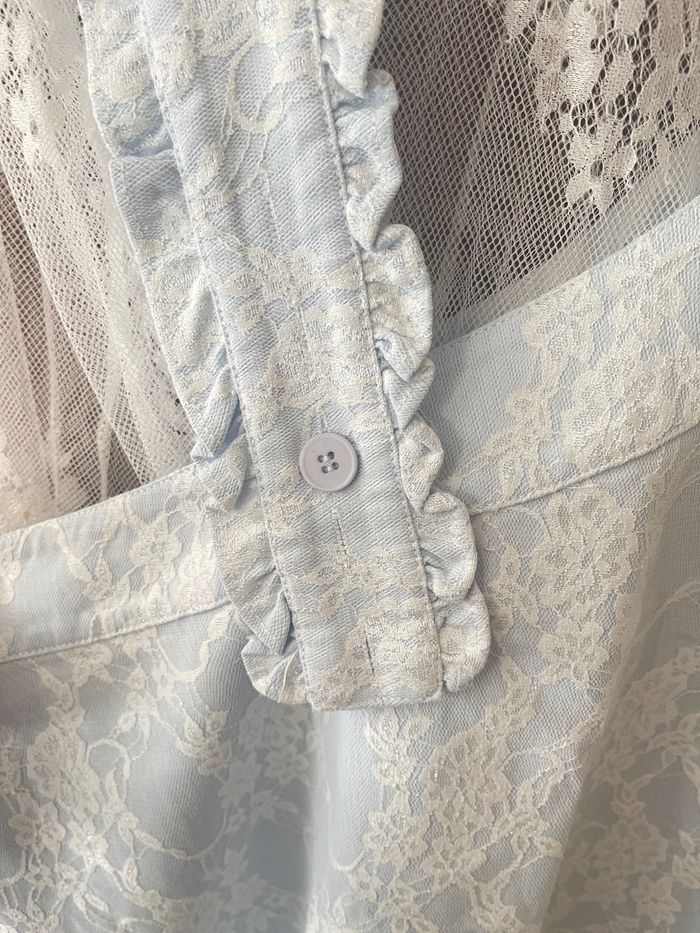 Robe en jean  bleu ciel - photo numéro 3
