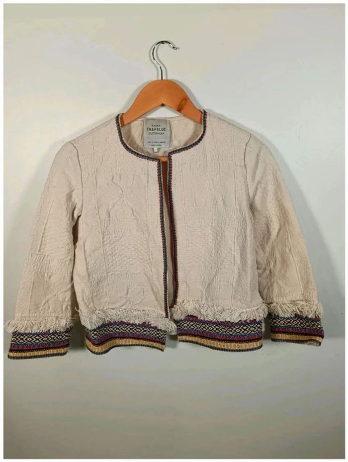 C5 veste crème  Zara S