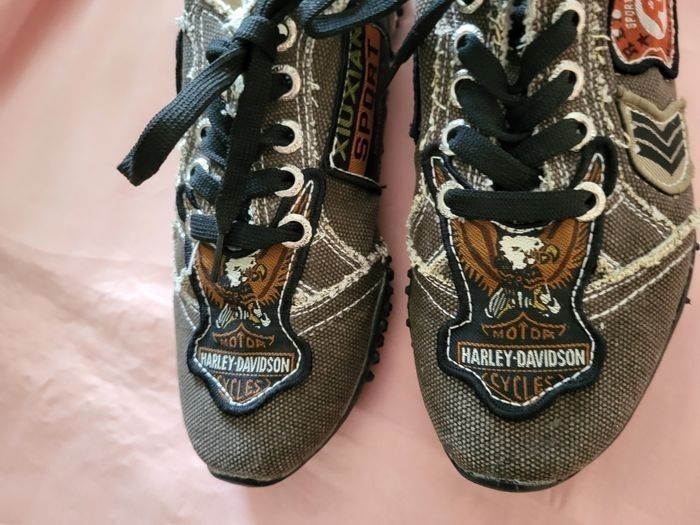 Sneaker toile marron t 37.neuf - photo numéro 2