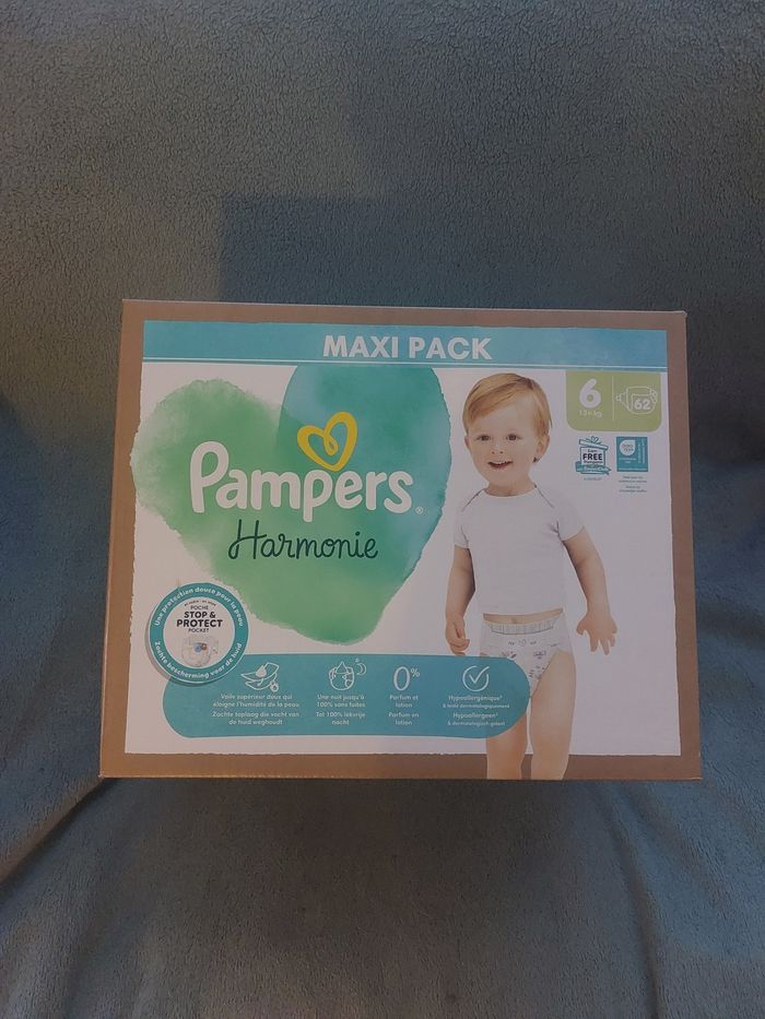 Couche pampers  harmonie taille 6