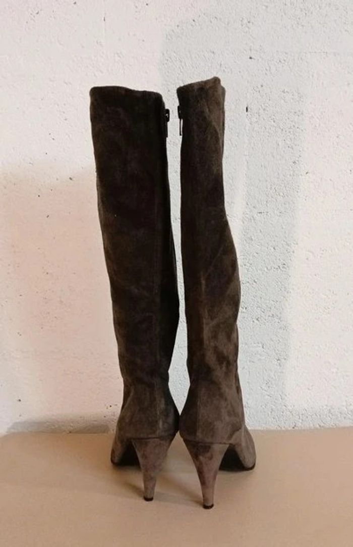 đ€ Bottes en daim Bazile â Made in Italy â T. 37,5 â TrĂšs bon Ă©tat - photo numĂ©ro 9