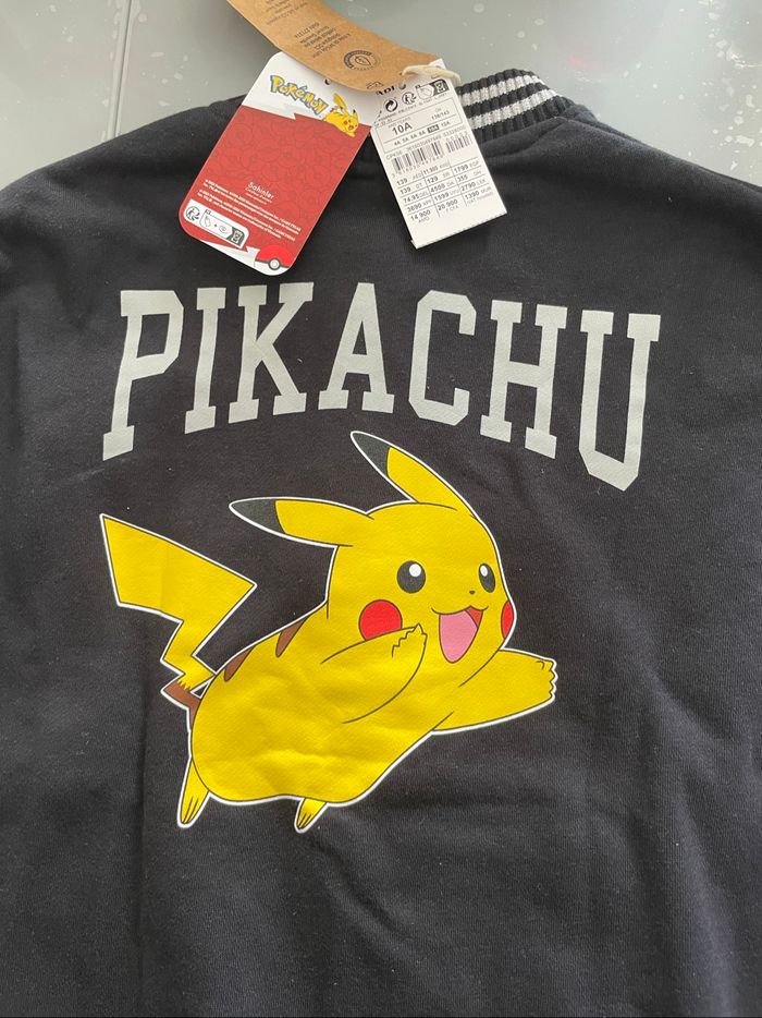 Beau blouson garçon Kiabi T 10 ans Pokémon noir et gris - photo numéro 6