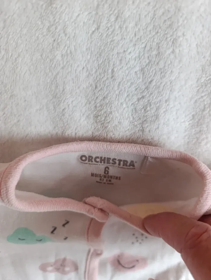 Pyjama léger / dors bien orchestra 6 mois - photo numéro 2