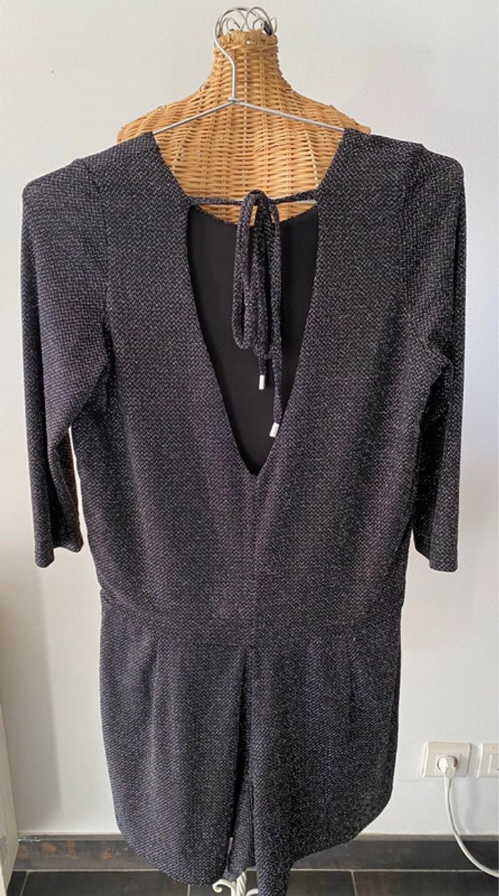 Combishort One by Gémo noire argentée taille L - photo numéro 4