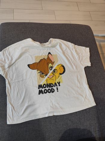 T shirt bambi Monday mois  taille xl