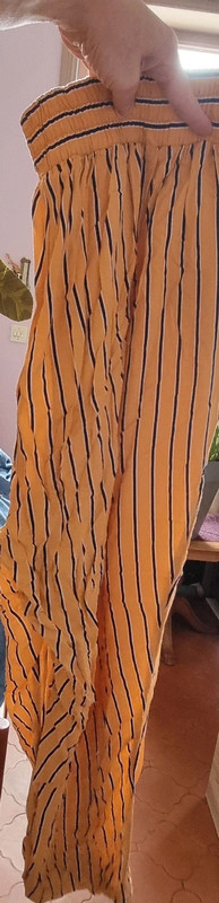 Pantalon neuf sans étiquette toile 3xl jaune marine