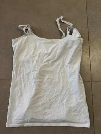 Haut blanc H&M Mama, taille S, très bon état