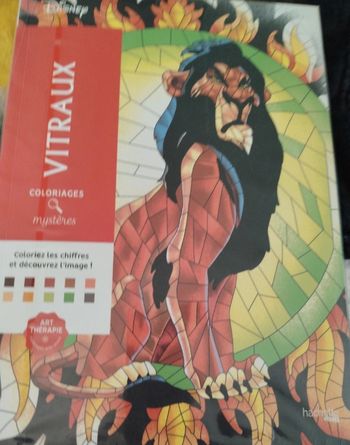 Coloriage mystère vitraux