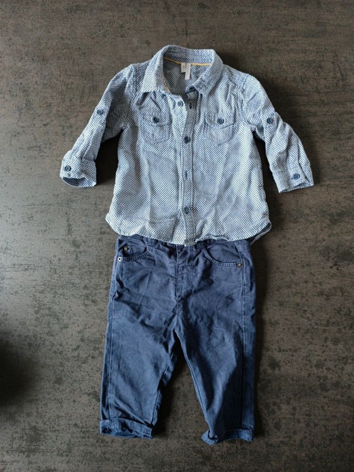 Ensemble pantalon et chemise