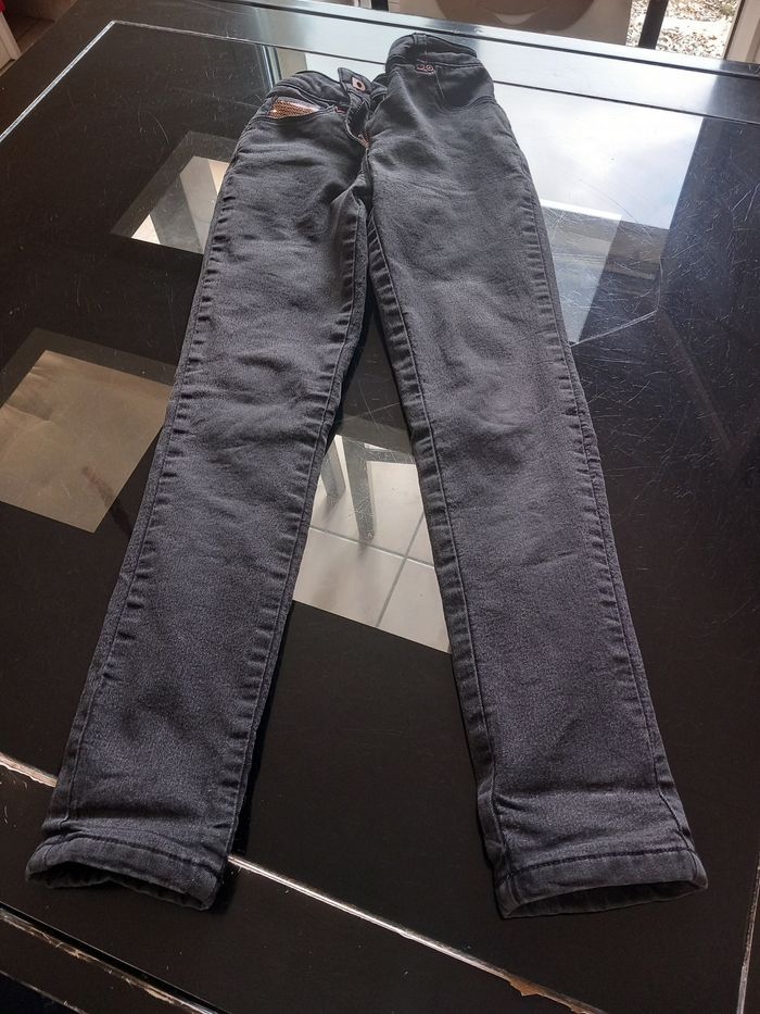 Jeans fille polaire
