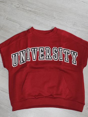 T shirt effet sweat taille 6 ans