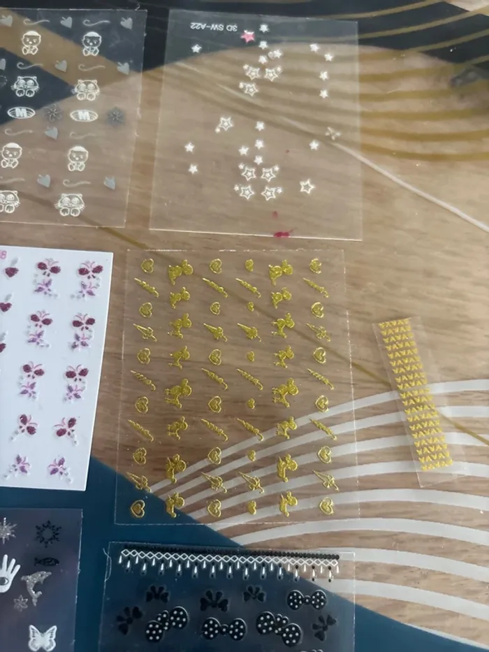 Lots de stickers pour ongles - photo numéro 3