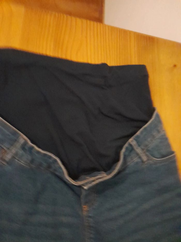 jupe de grossesse en jean taille S Gemo comme neuve - photo numéro 2