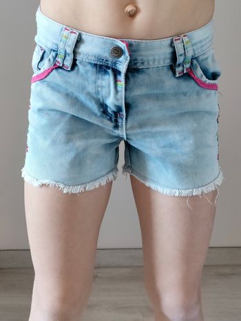Short en jeans