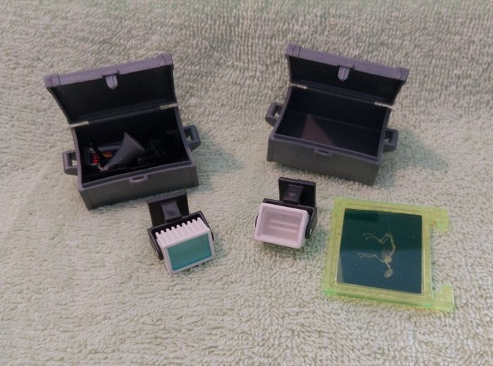 lot Playmobil cinéma expédition photo film projecteur spot malle hygiaphone - photo numéro 2