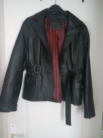 Veste cuir taille 42