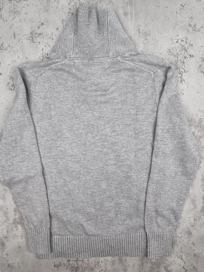 Pull col châle Tommy Hilfiger – Gris – Taille S Hommes (mesures en photos) - photo numéro 4