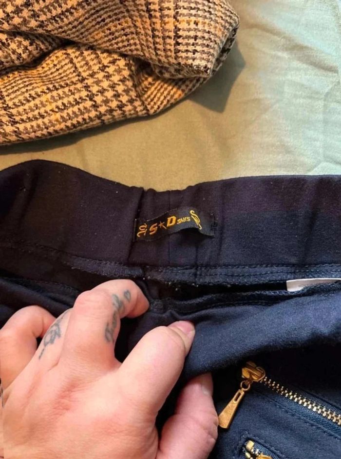 Pantalon taille petit 38 marque s-d jeans - photo numéro 4
