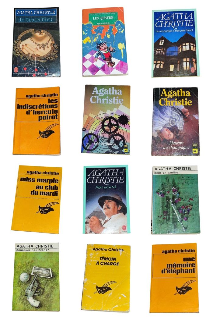 Lot 24 livres AGATHA CHRISTIE - photo numéro 2