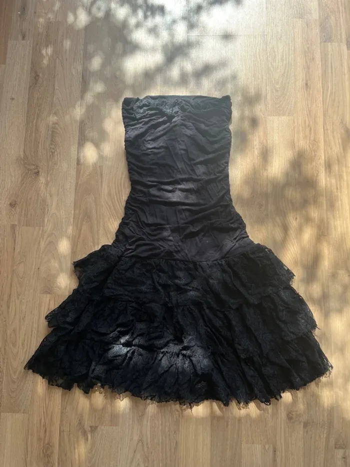 Robe bustier noir