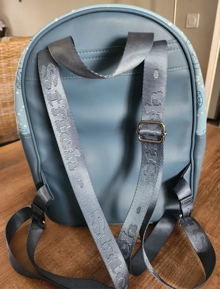 Sac a dos Stitch disney neuf bleu en cuir synthétique - photo numéro 4