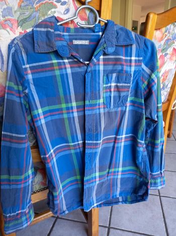 Chemise à carreaux