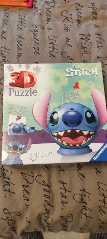 Puzzle 3d Stitch 