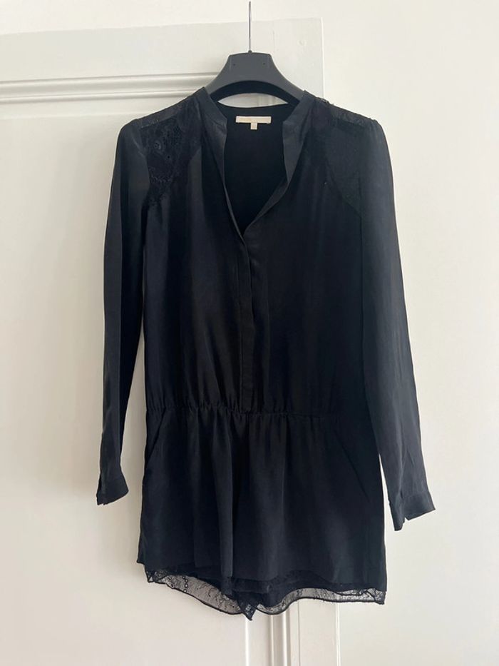 Combishort en soie Maje 36