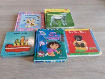 Lot de 5 livres cartonnés, divers (2)