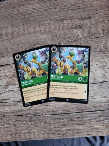 Carte Lorcana Triste Sire