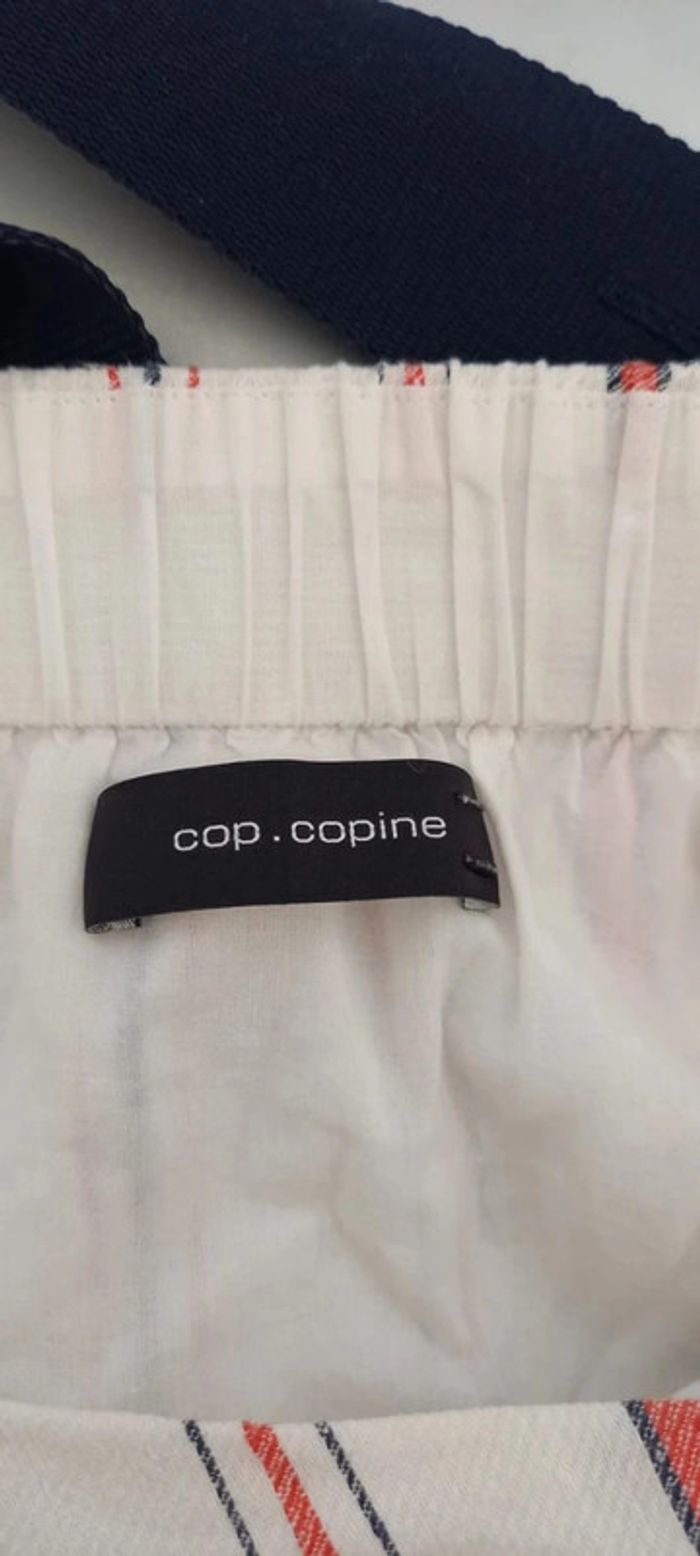Robe Cop Copine 40 rayée blanc, rose, marine - photo numéro 7