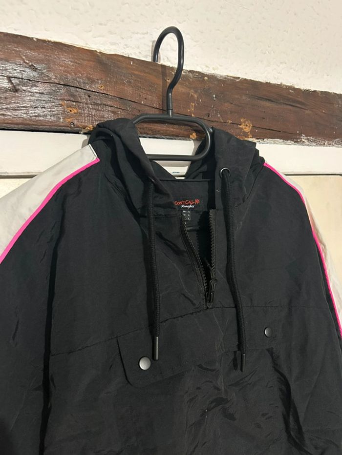 Haut imperméable, noir/rose, Jennyfer - 40/L - photo numéro 2