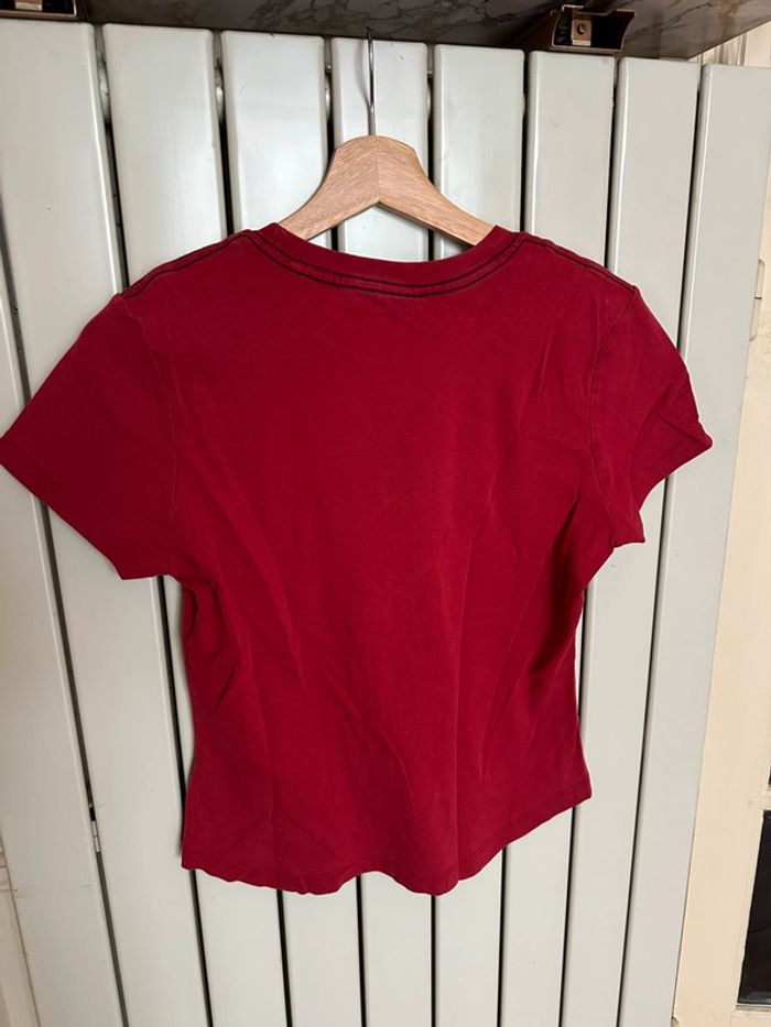 Tshirt rouge Tommy Hilfiger S - photo numéro 3