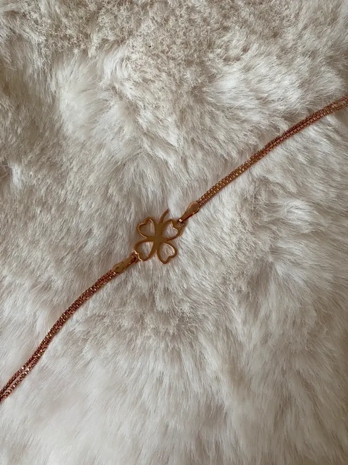 Bracelet trèfle en acier inoxydable - photo numéro 4