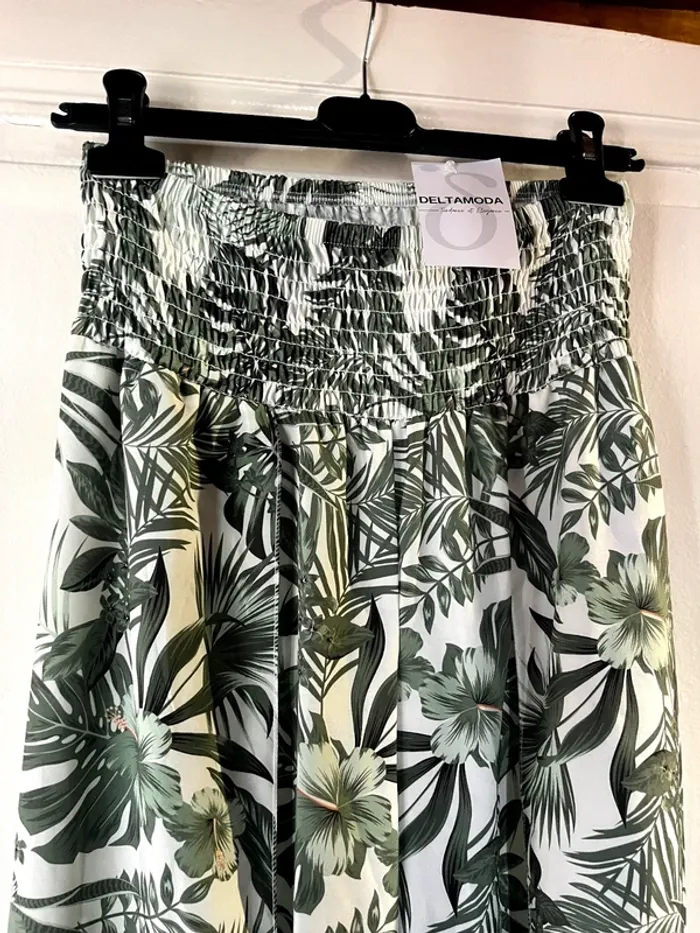 Pantalon fluide été fleurie taille unique - photo numéro 9