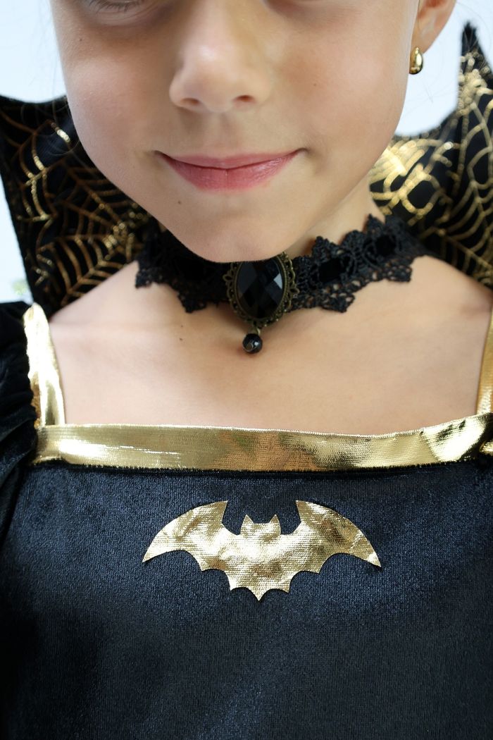 Déguisement Halloween vampire fille complet - photo numéro 3