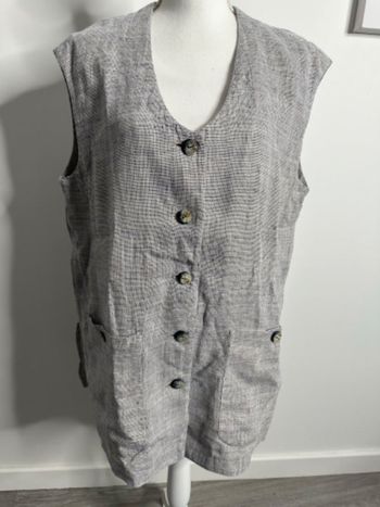 Tunique sans manche noire et blanche Bernd Berger T46 3XL