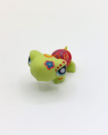 Figurine LPS Littlest petshop tortue #1009 postcard pets HASBRO 2006 pet shop