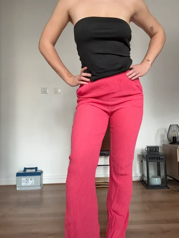 Pantalon rose Bershka