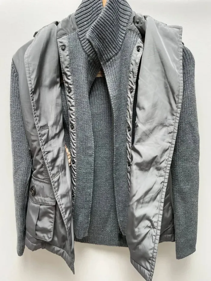 Burberry Jacket Grey - Womens Size 40 / M - Made in Spain 🇪🇸 - photo numéro 14