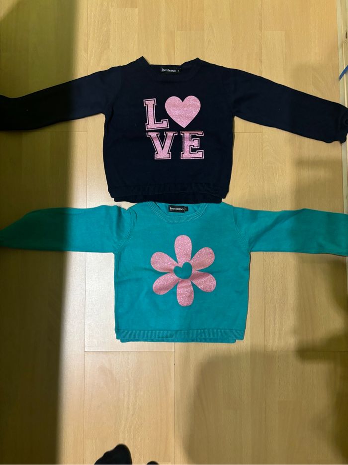 Lot de 2 pulls fille 3 ans