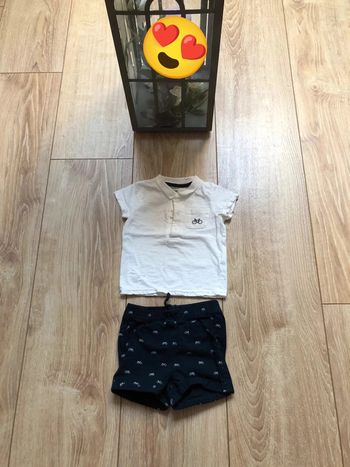 Ensemble été 9mois Kiabi