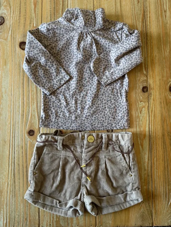 Ensemble short et sous pull