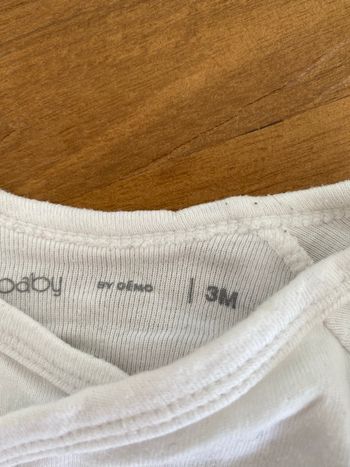 Lots 5 bodies 3M manches longues