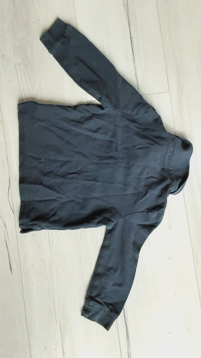 Vêtement garçon tee-shirt polo manches longues bleu marine Kiabi 3 ans - photo numéro 4