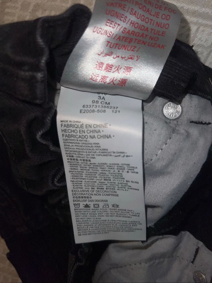 Jean Levi’s 510 TM Skinny – Noir – Taille 3 ans - photo numéro 5